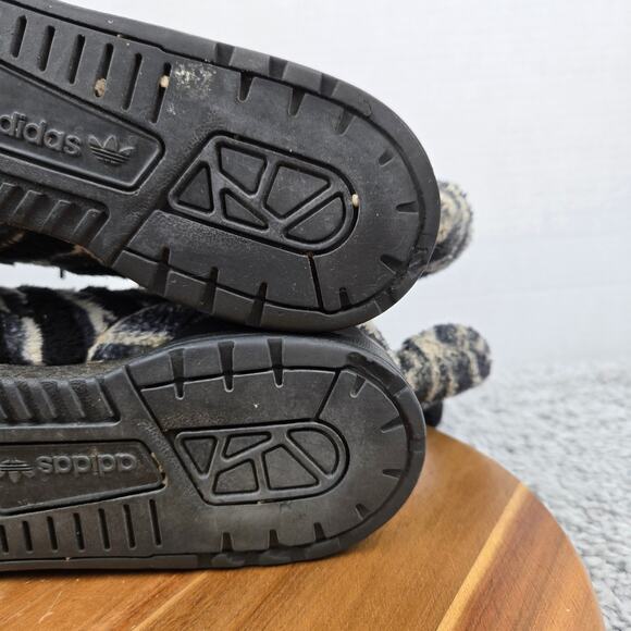 Adidas JS Jeremy Scott Men 9 Zebra Black White Casual Lifestyle High Top Sneaker - Picture 12 of 15